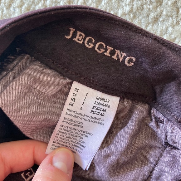 Maroon American Eagle Super Stretch Jegging - Picture 7 of 12